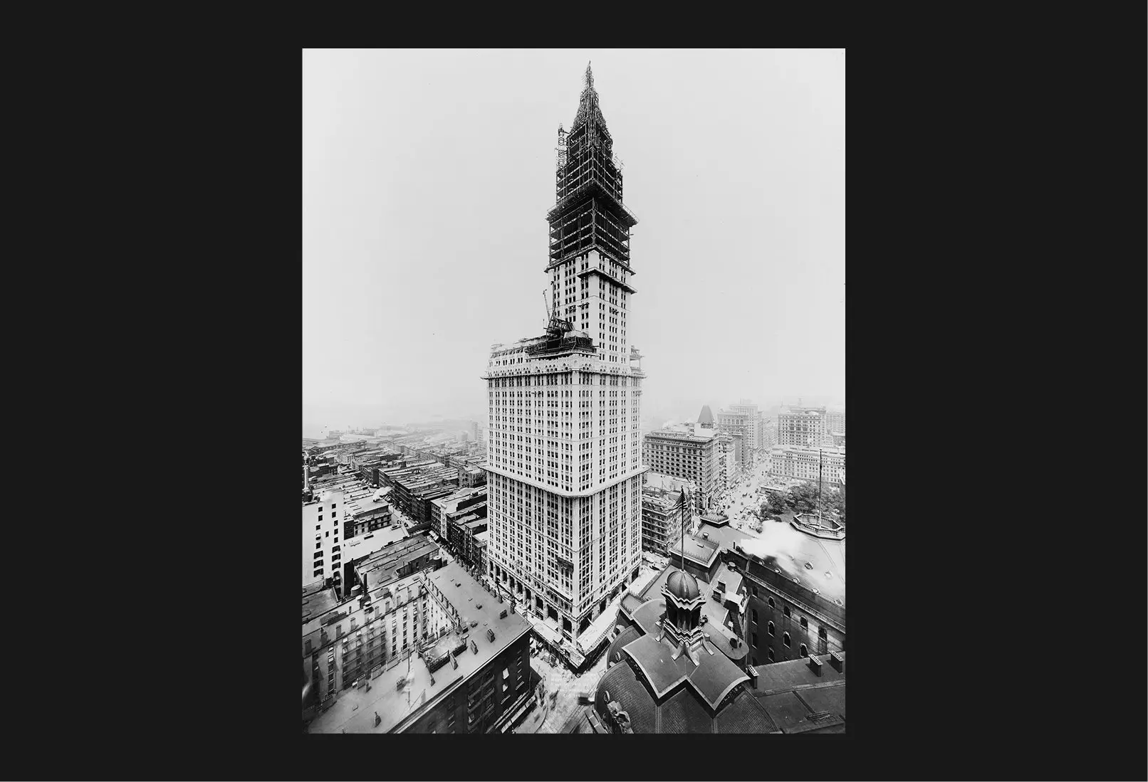 Et vidunder af stål: Woolworth-bygningen var verdens højeste bygning, da den stod færdig i New York i 1913.